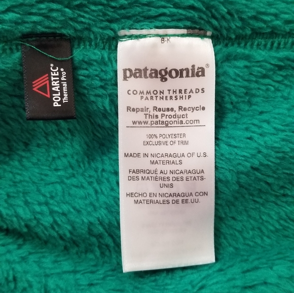 Patagonia Women's Impact Green Re Tool Snap T Fleece Pullover - Picture 3 of 11